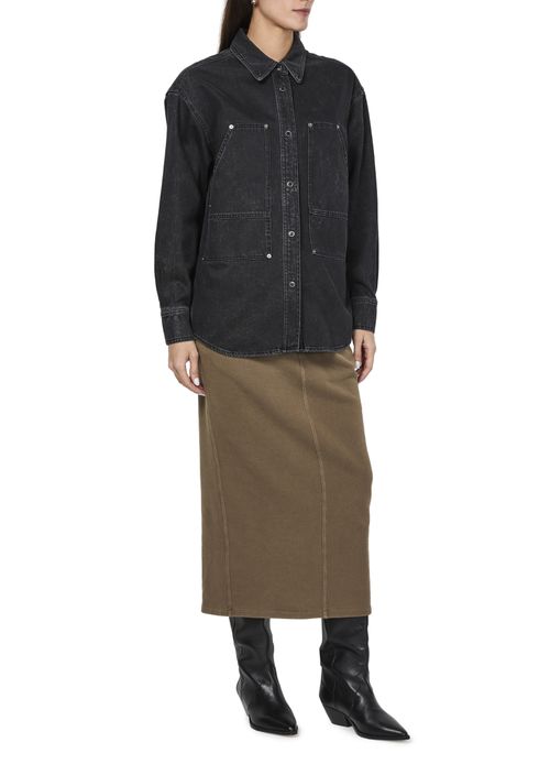 MARANT ETOILE Overshirt aus Denim Okely