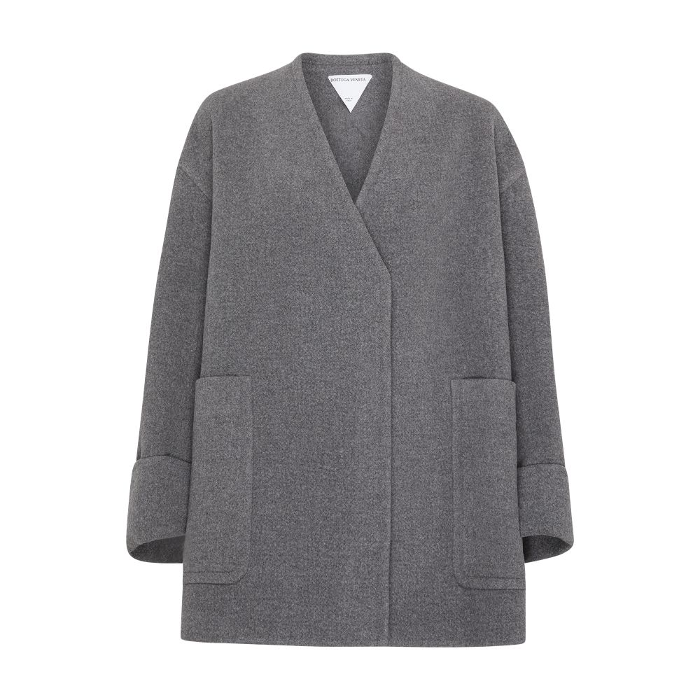 Cashmere double-breasted coat thumbnail 4
