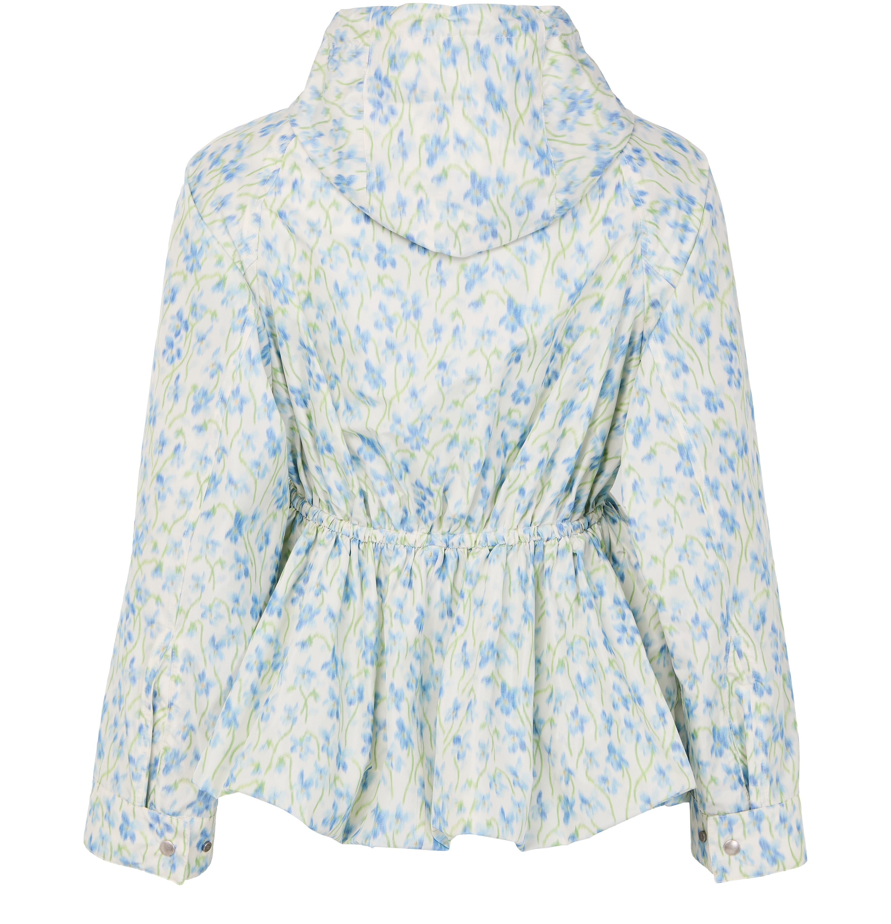 Hooded jacket in taffeta silk thumbnail 3
