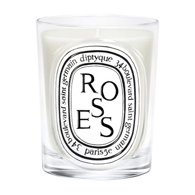 Diptyque Roses Candle 190 G In White