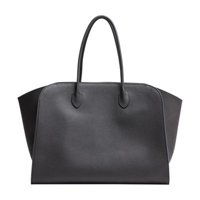 The Row Marlo 12 Tote Bag In Leather In Black