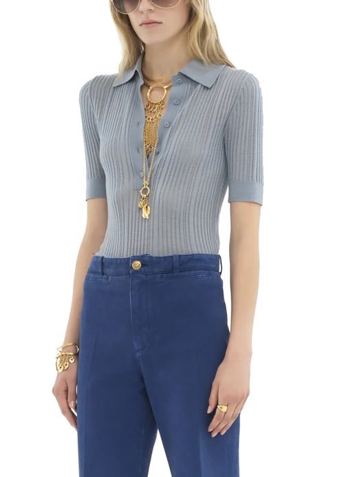 CHLOE Pull en laine multi-points