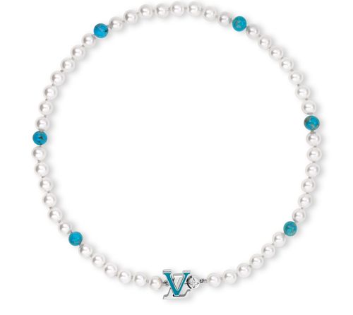 LOUIS VUITTON Turquoise Rodeo Necklace