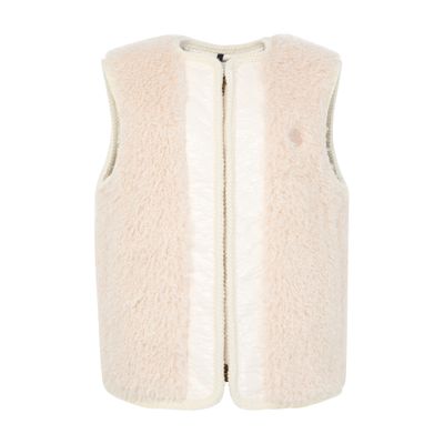 Moncler Zip-up Sleeveless Jacket In Multi