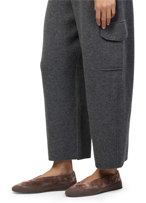 LE MONDE BERYL Suede après-ski ballet flats