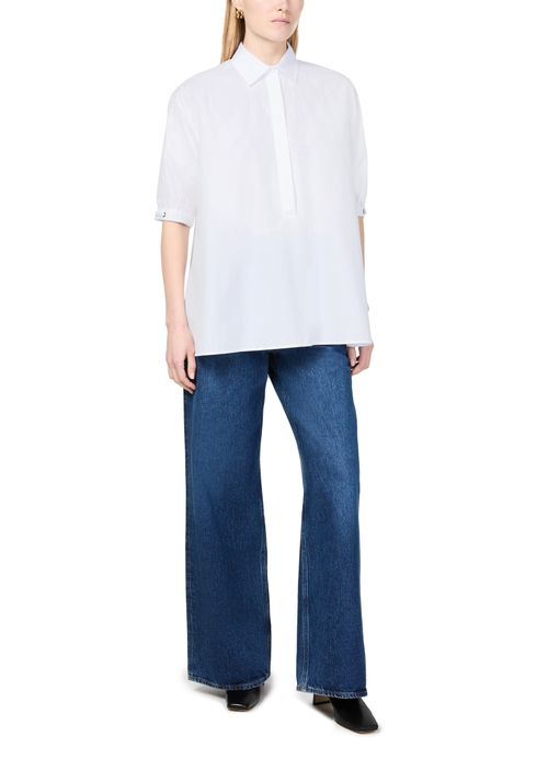 MAX MARA Teano cotton poplin blouse