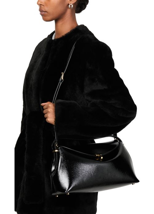 TOTEME T-Lock naplack top handle bag