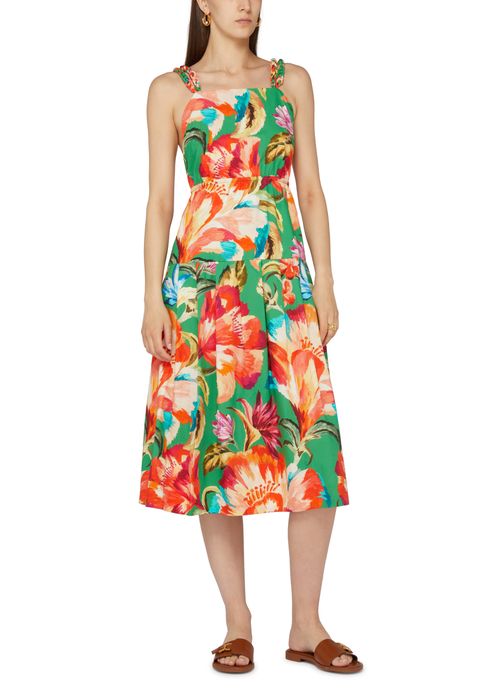 FARM RIO Sleeveless midi dress