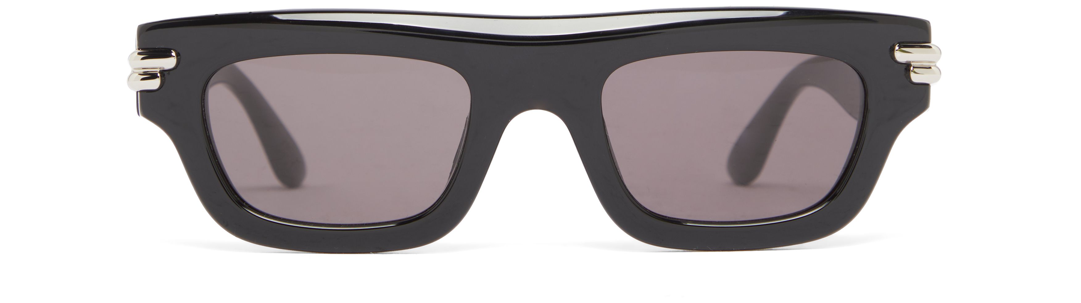 Mitre Rectangular recycled acetate sunglasses