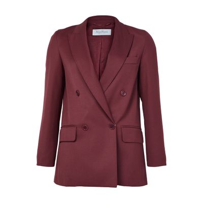 Max Mara Farad Blazer In Purple