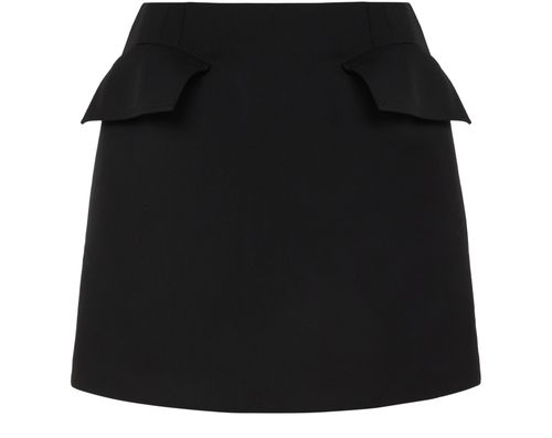 MCQUEEN Wool mini skirt