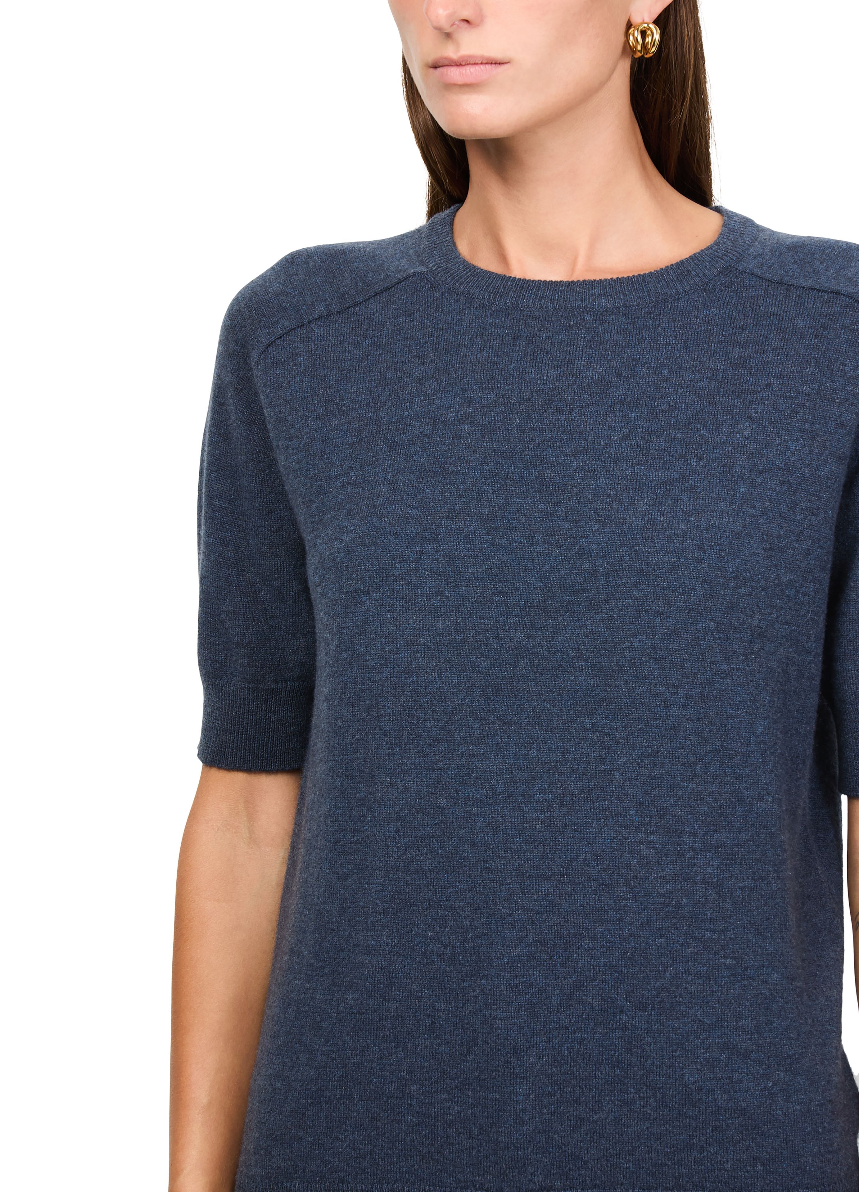 Kenza crew neck cashmere sweater thumbnail 4