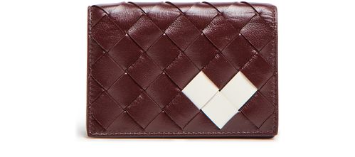 BOTTEGA VENETA 인트레치아토 지퍼 카드 홀더