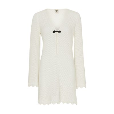 The Garment Tanzania Knit Cotton Mini Dress In White