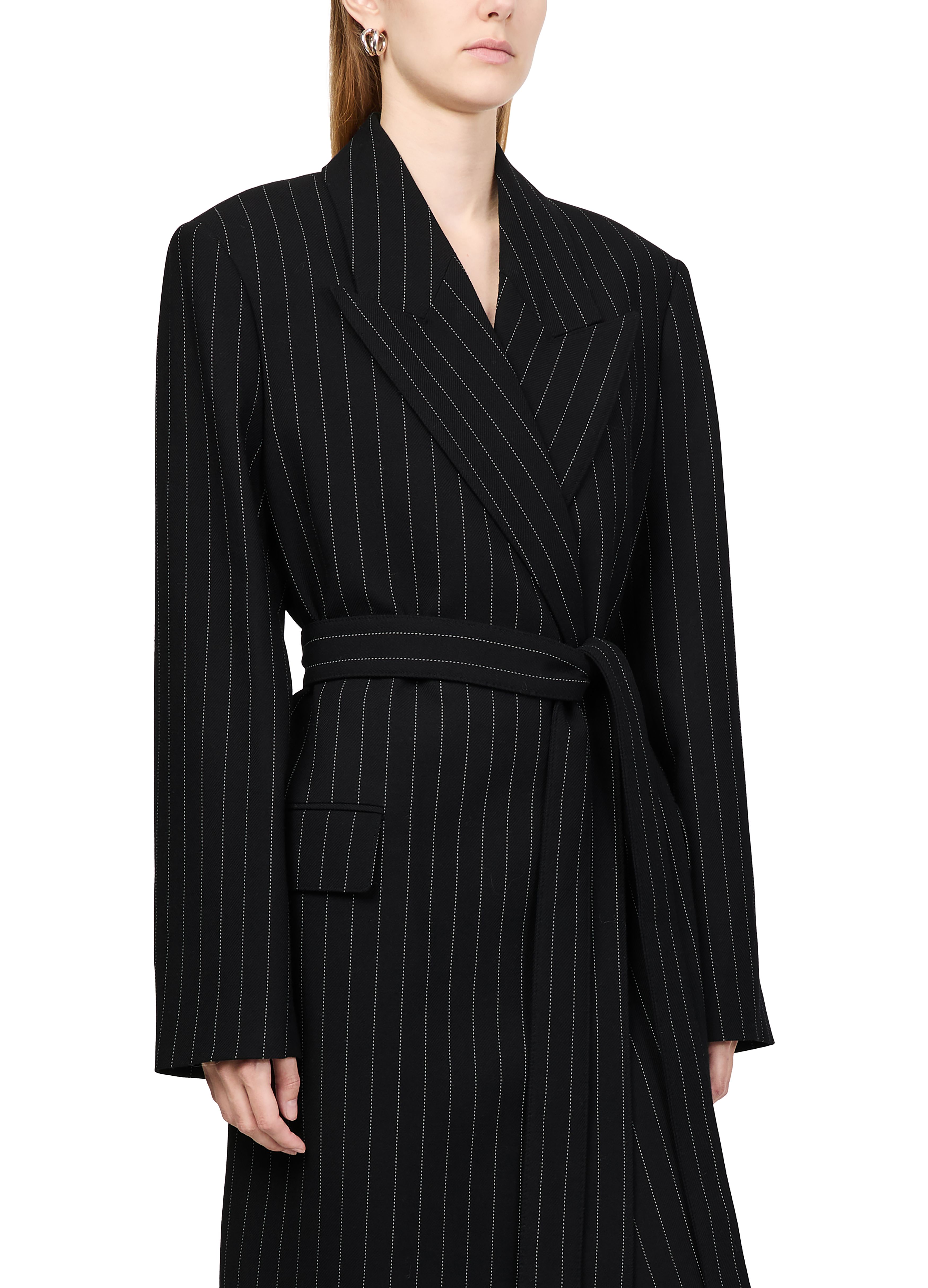 Long belted coat thumbnail 4