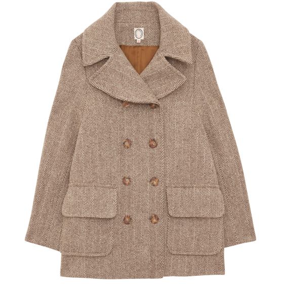 ines de la fressange pea coat