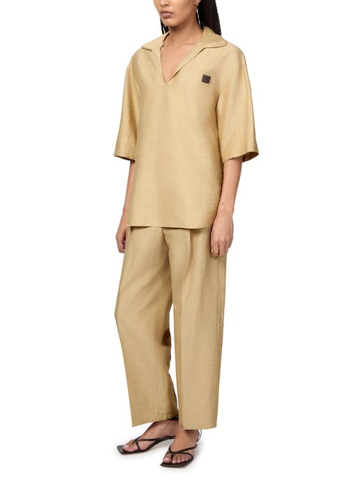 MAX MARA Hemd aus Leinen und Seide Osiride