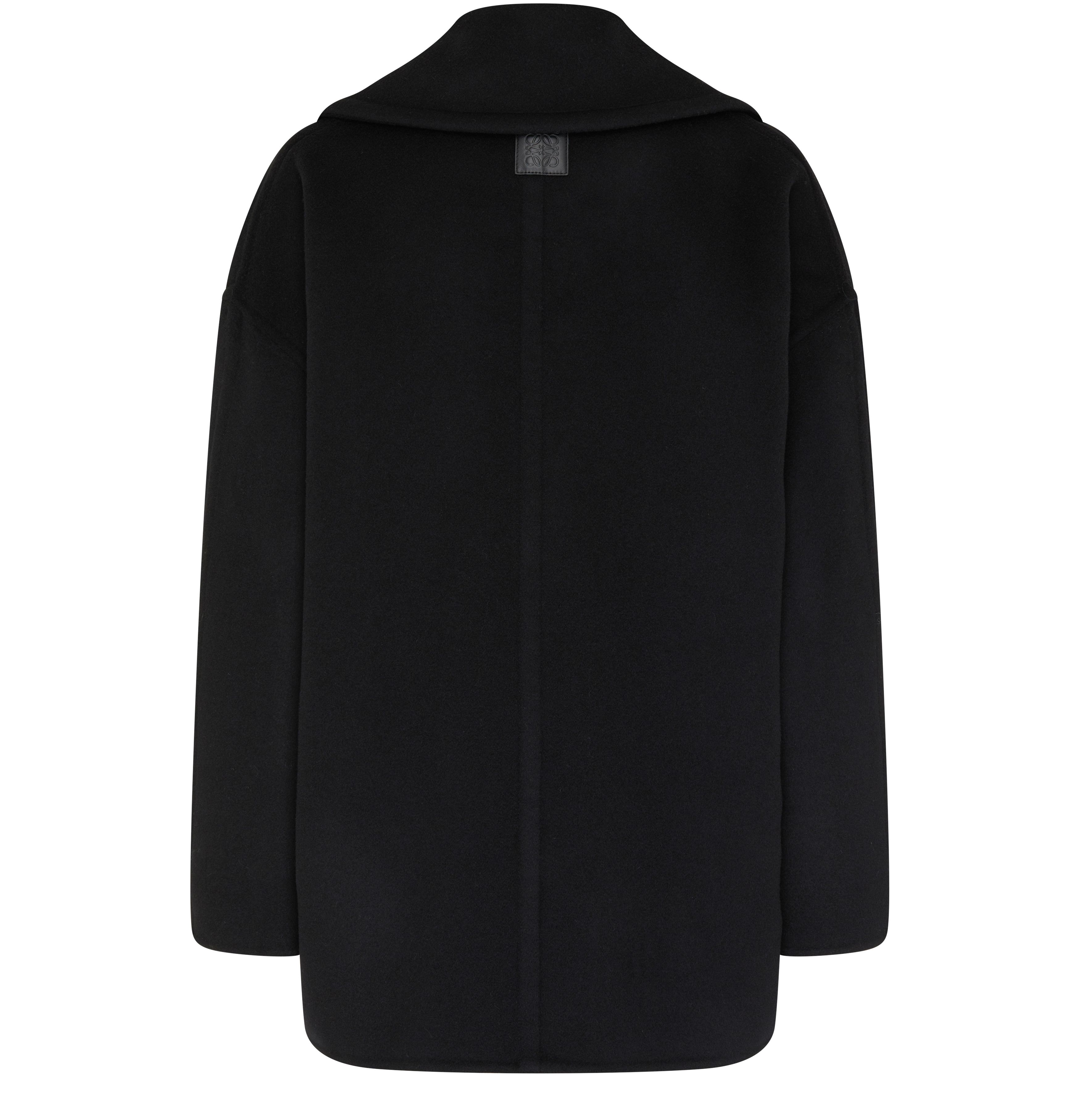 Woolen cropped coat thumbnail 3