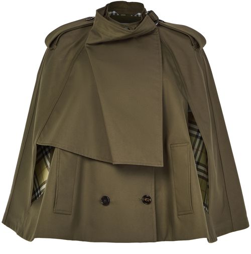 BURBERRY Buttoned cape