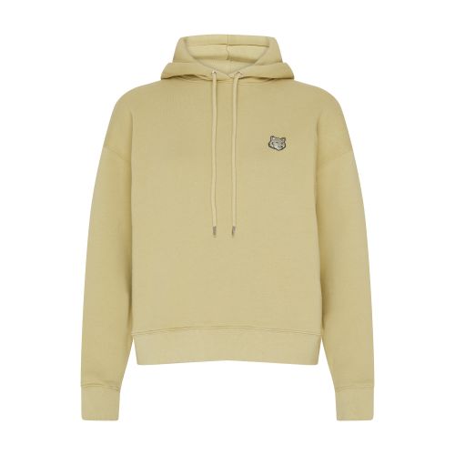 Maison Kitsuné Bold Fox Head Patch Comfort Hoodie In Canvas