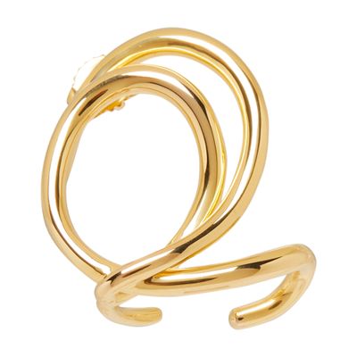 Charlotte Chesnais Lasso Earrings In Gold