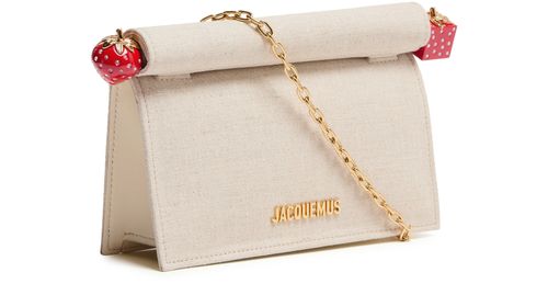 JACQUEMUS The small Rond Carré clutch