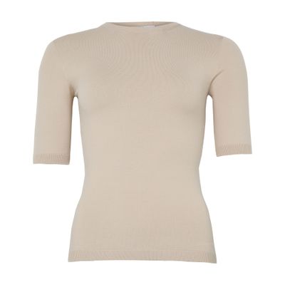 Max Mara Basic Wool Sweater In Neutral