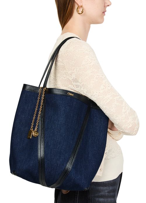 CHLOE Chloe Spin denim tote bag