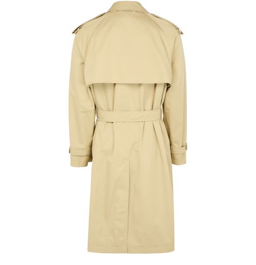 BURBERRY Long cotton blend trench coat