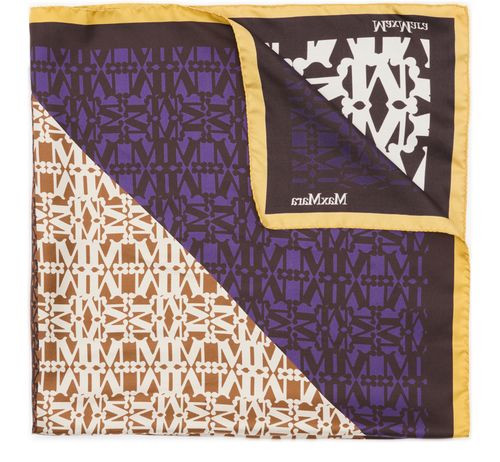 MAX MARA Carre scarf 90x91