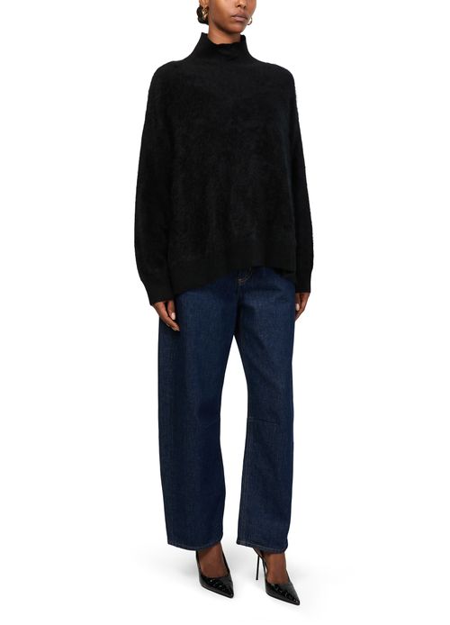 BOMPARD Oversized high-neck brushed cashmere sweater