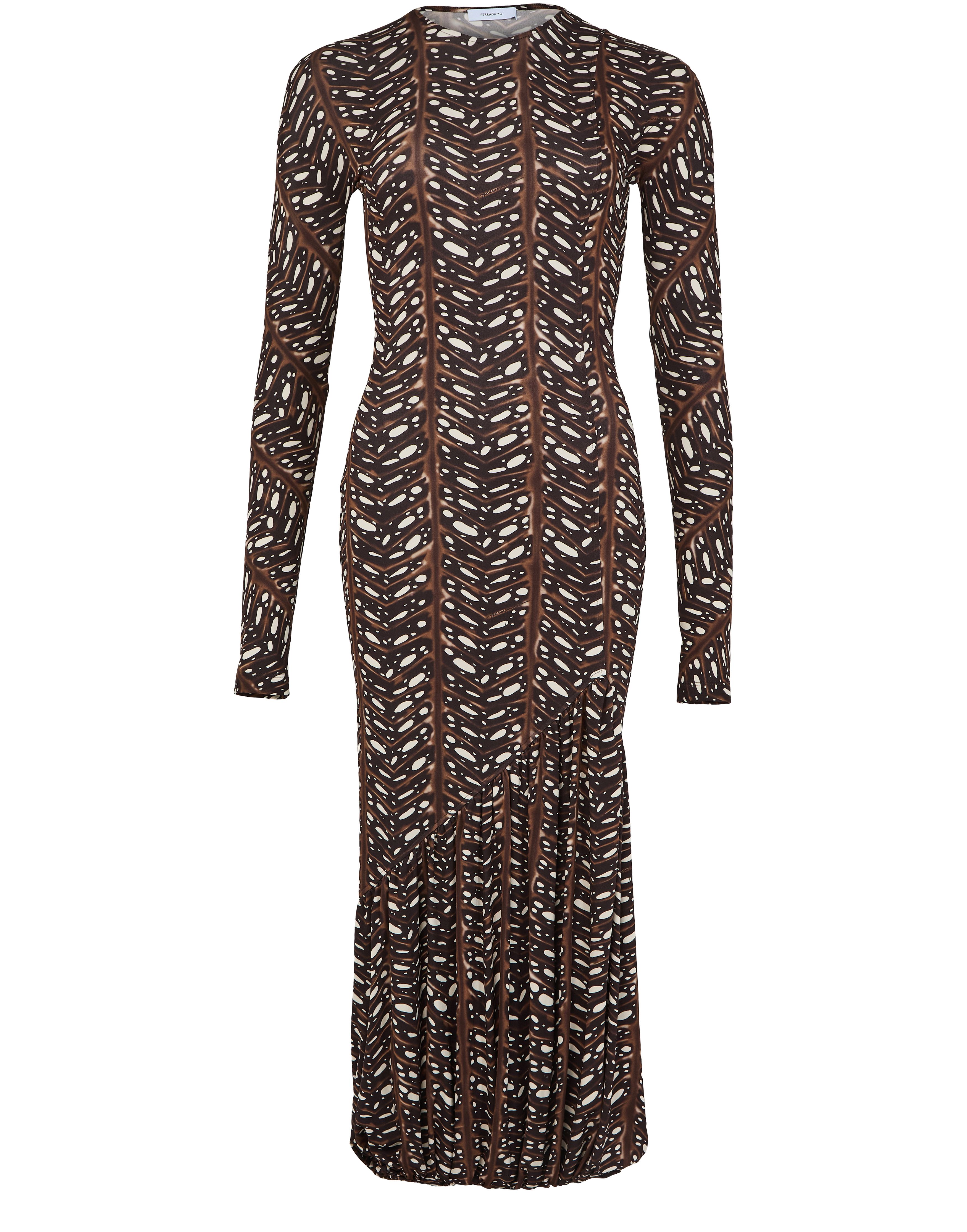 Jersey viscose long dress