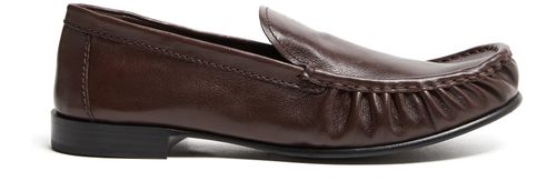 MIU MIU Mocassins en cuir lisse