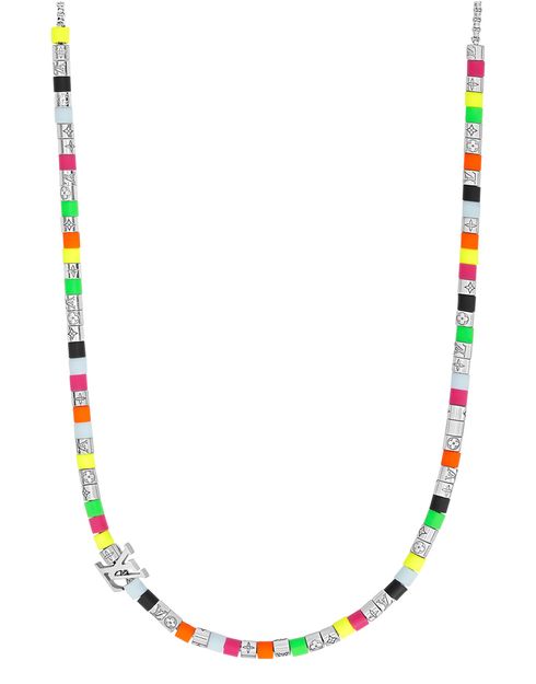 Louis Vuitton Monogram Party Necklace Rainbow for Men