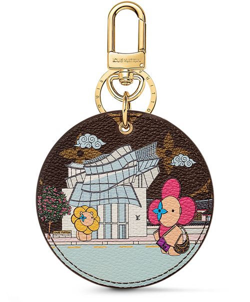 LOUIS VUITTON Illustre Xmas Seoul Bag Charm and Key Holder