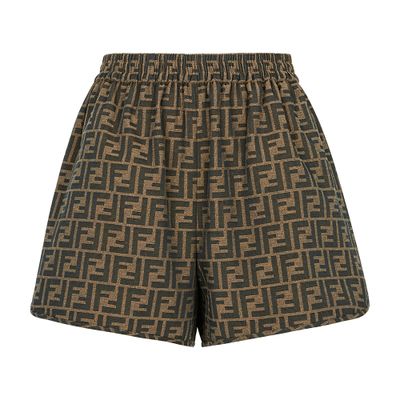 Fendi Shorts In Marron