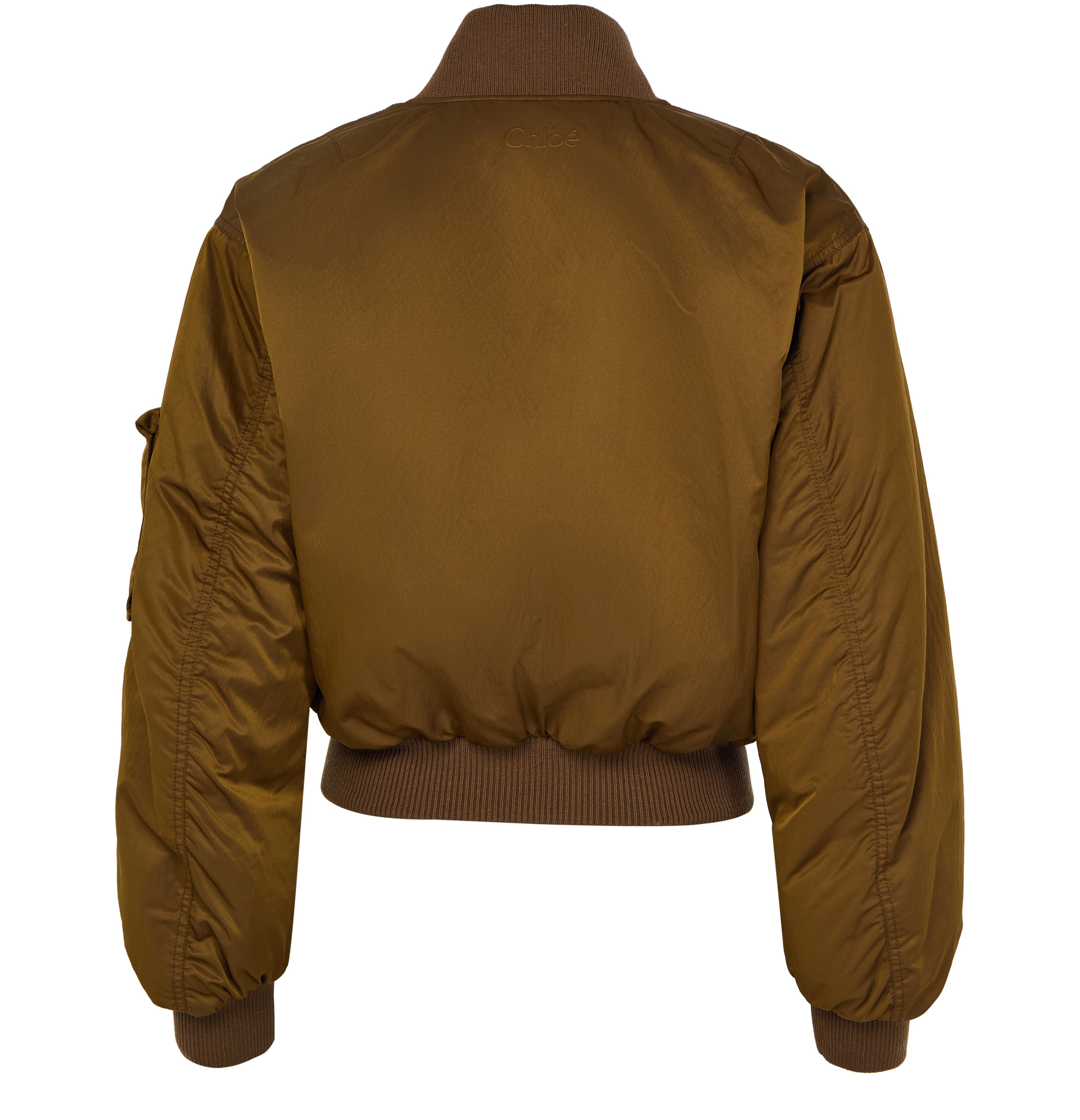 Nylon bomber jacket thumbnail 3