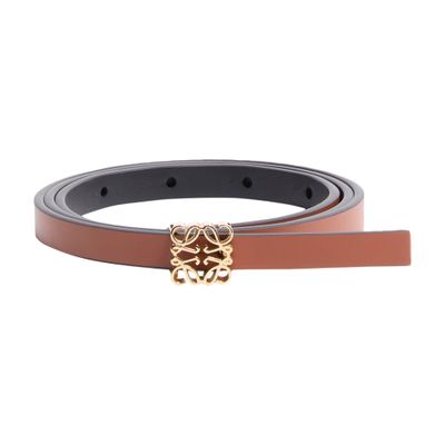 Loewe Anagram Cube Reversible Belt In Smooth Calfskin