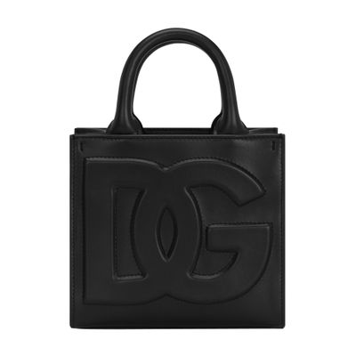 Dolce & Gabbana Dg Daily Leather Tote Bag In Black