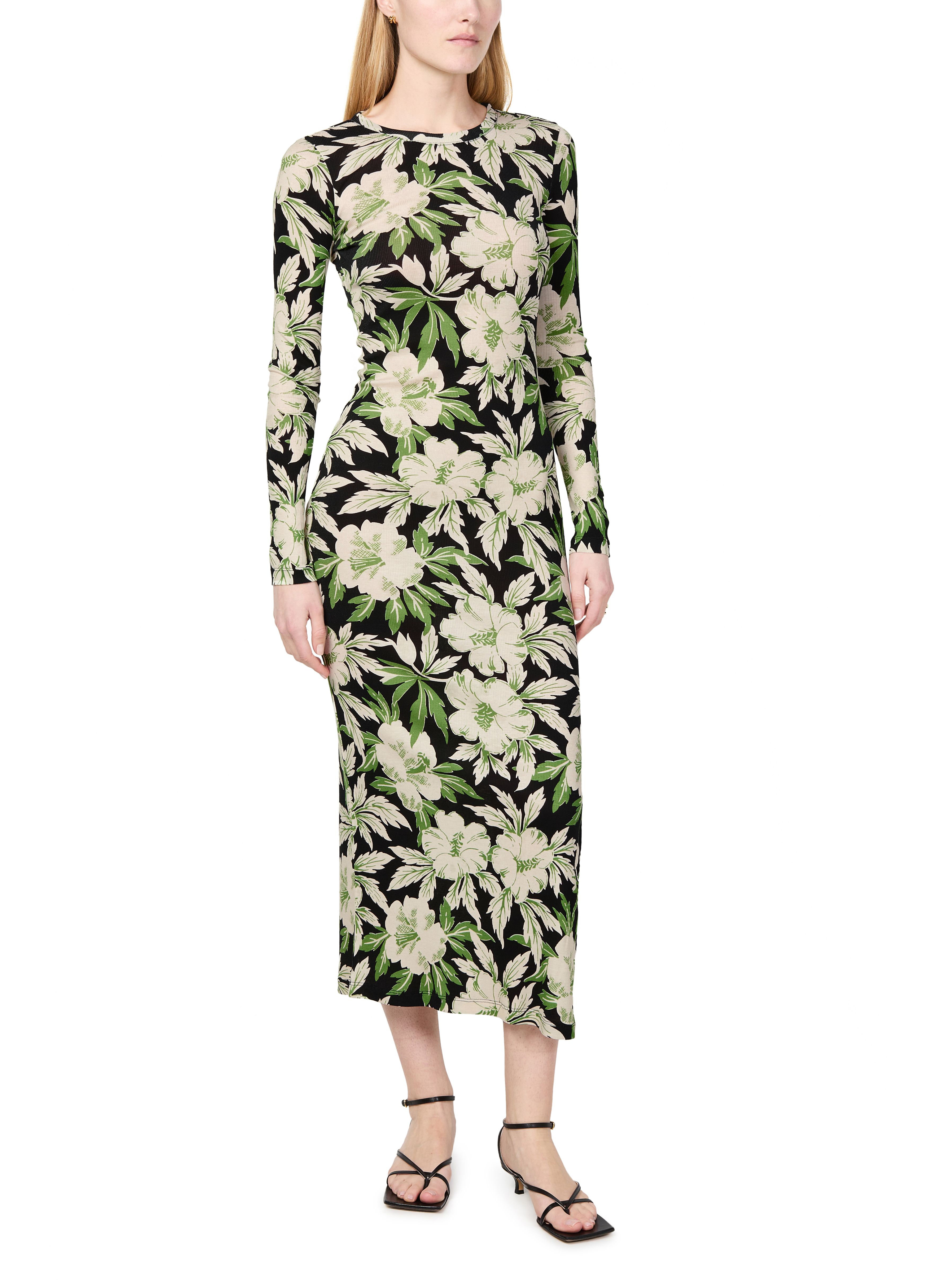 Floral print tube dress thumbnail 6