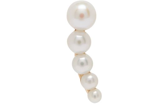 SOPHIE BILLE BRAHE Small Croissant Japonais mono-earring