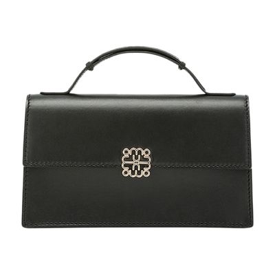 Karl Lagerfeld 黒 レザー スカラップ エッジ クラッチバッグ Karl Lagerfeld 黒 レザー スカラップ エッジ クラッチバッグ
