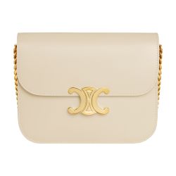 Women's College Triomphe bag in shiny calfskin | CELINE | 24S