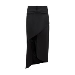 スカート COURREGES \"INFINITY HERITAGE\" SATIN LONG SKIRT Courreges Infinity Heritage Asymmetric Satin Maxi Skirt