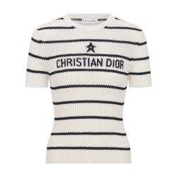 dior Marinière サマーニット Women's Dior Marinière short-sleeved sweater | DIOR | 24S