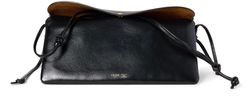 Side-to-side trio in shiny lambskin