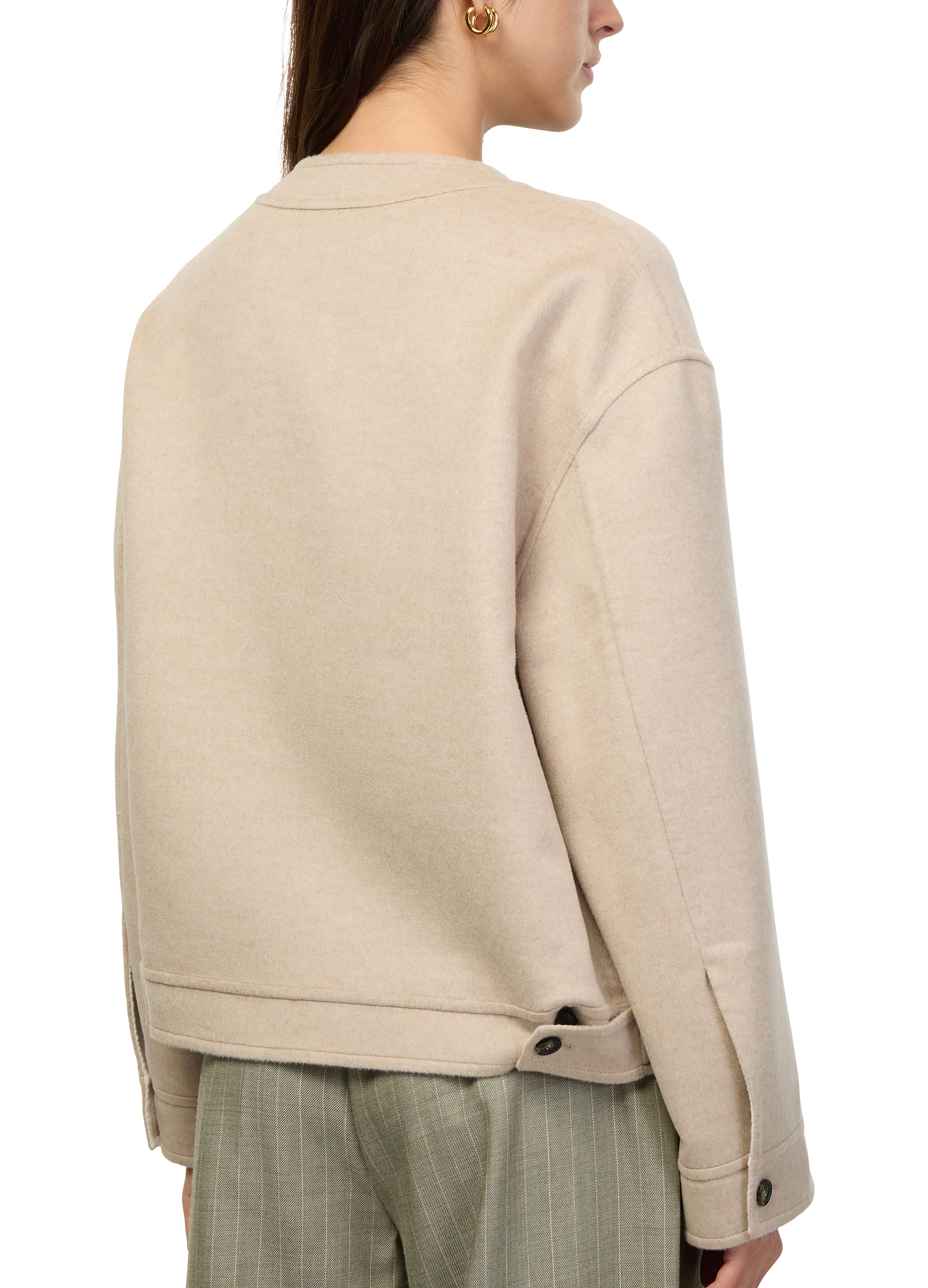 Wool and cashmere cardigan thumbnail 4