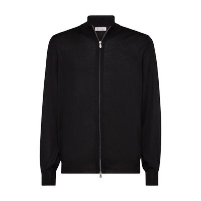 Brunello Cucinelli Lightweight Cardigan In Black