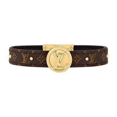 Louis Vuitton Lv Circle Reversible Bracelet In Brown