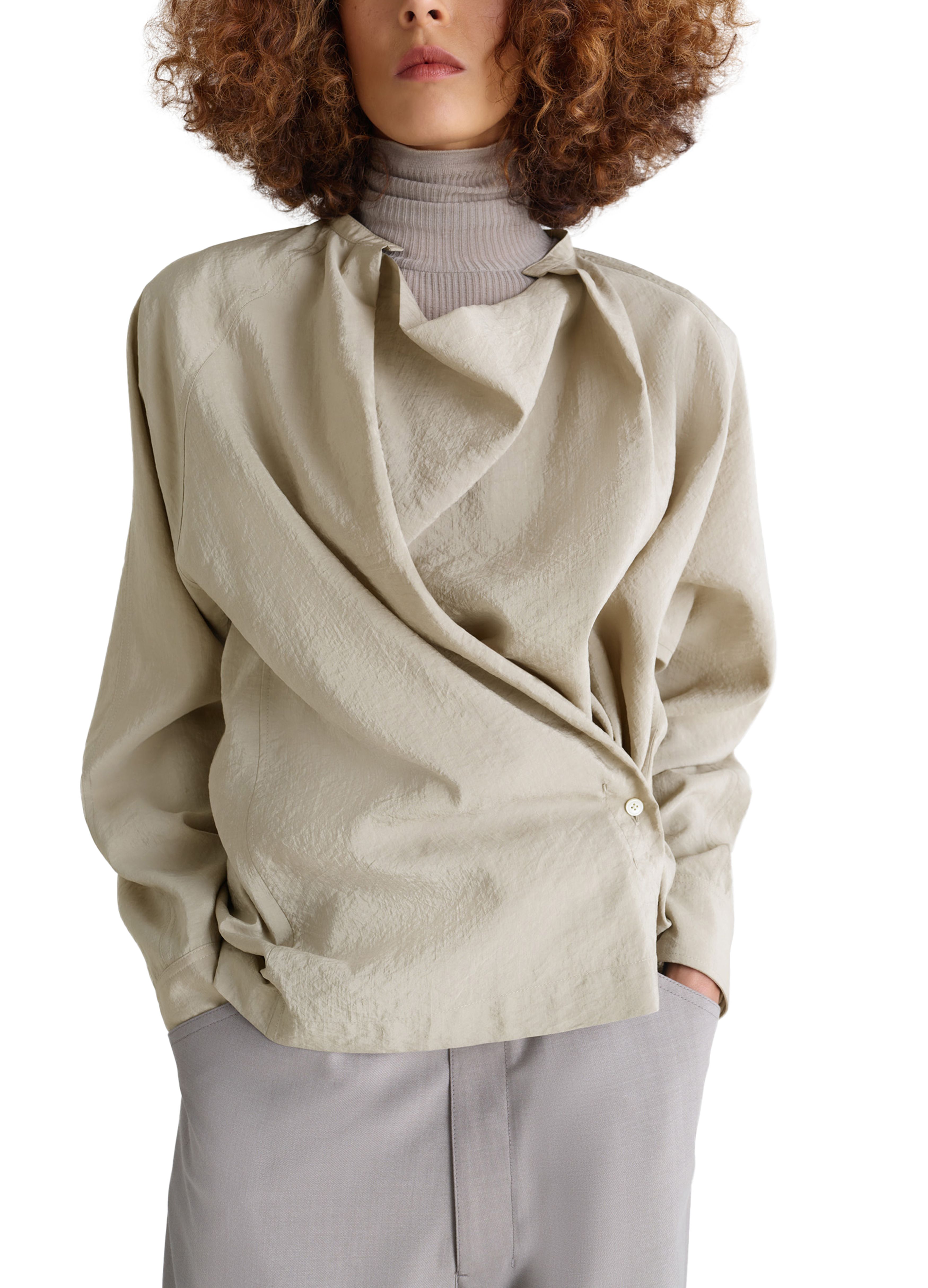 Twisted long sleeve top thumbnail 3